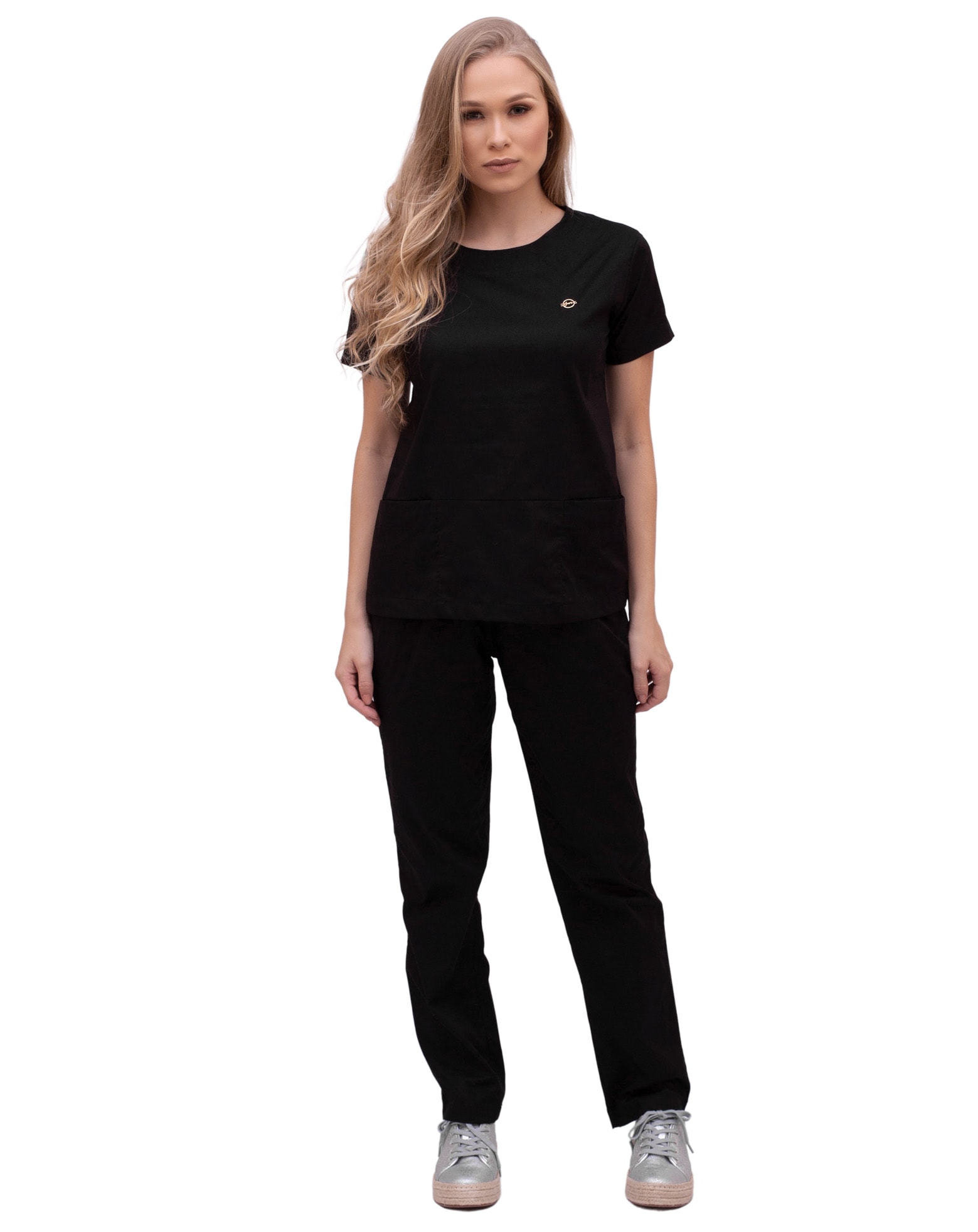 Scrub Confort Feminino Preto - JALECOS MANIA